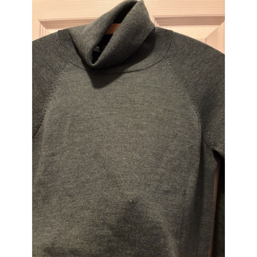 Pendleton 100% Merino Wool Turtleneck Sweater Green Women's Sz Small Classic - Picture 5 of 10